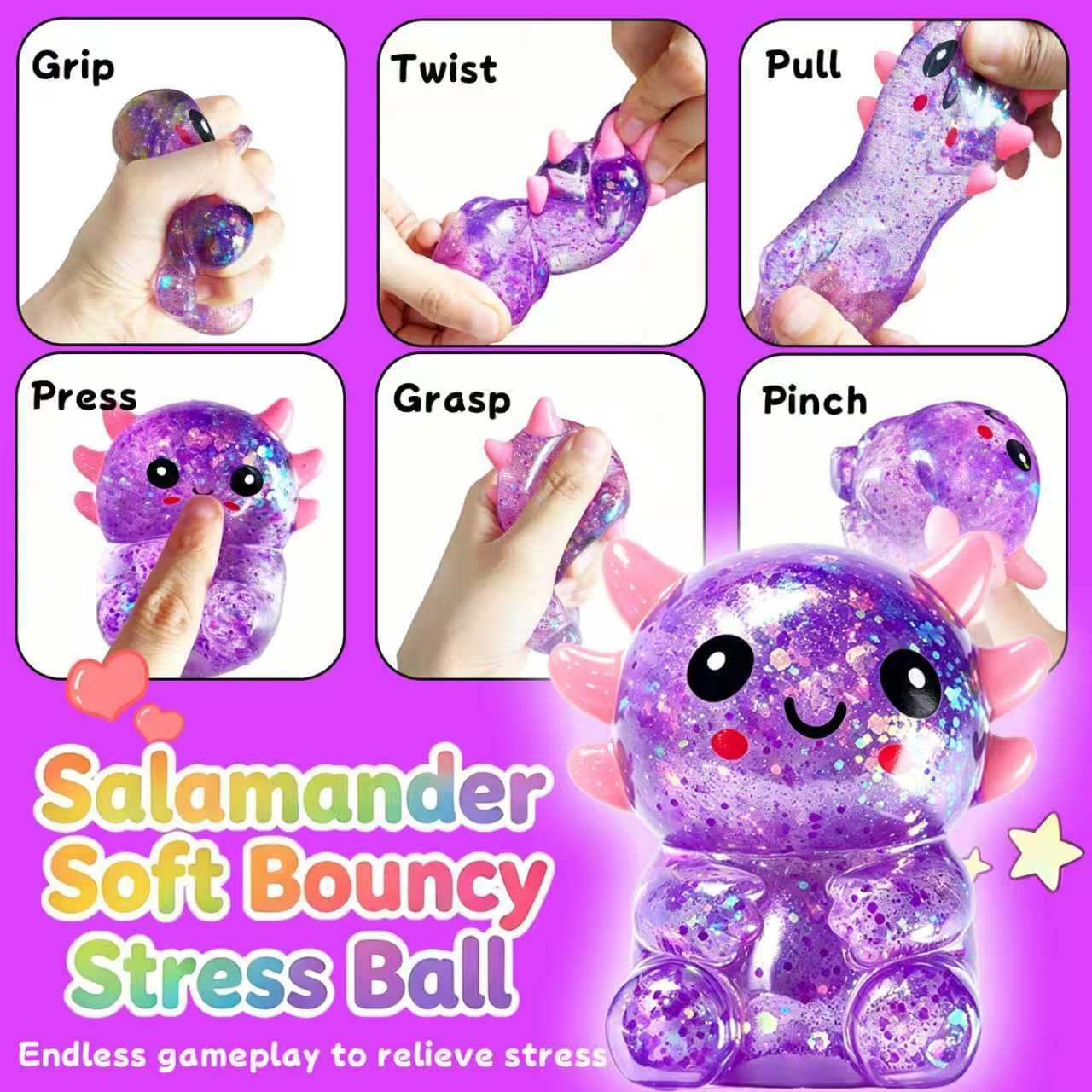 Axolotl Squishy Stress Ball